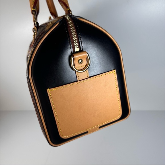 Louis Vuitton Damier Ebene Time Trunk Speedy Bandouliere 25 - Picture 8 of 15